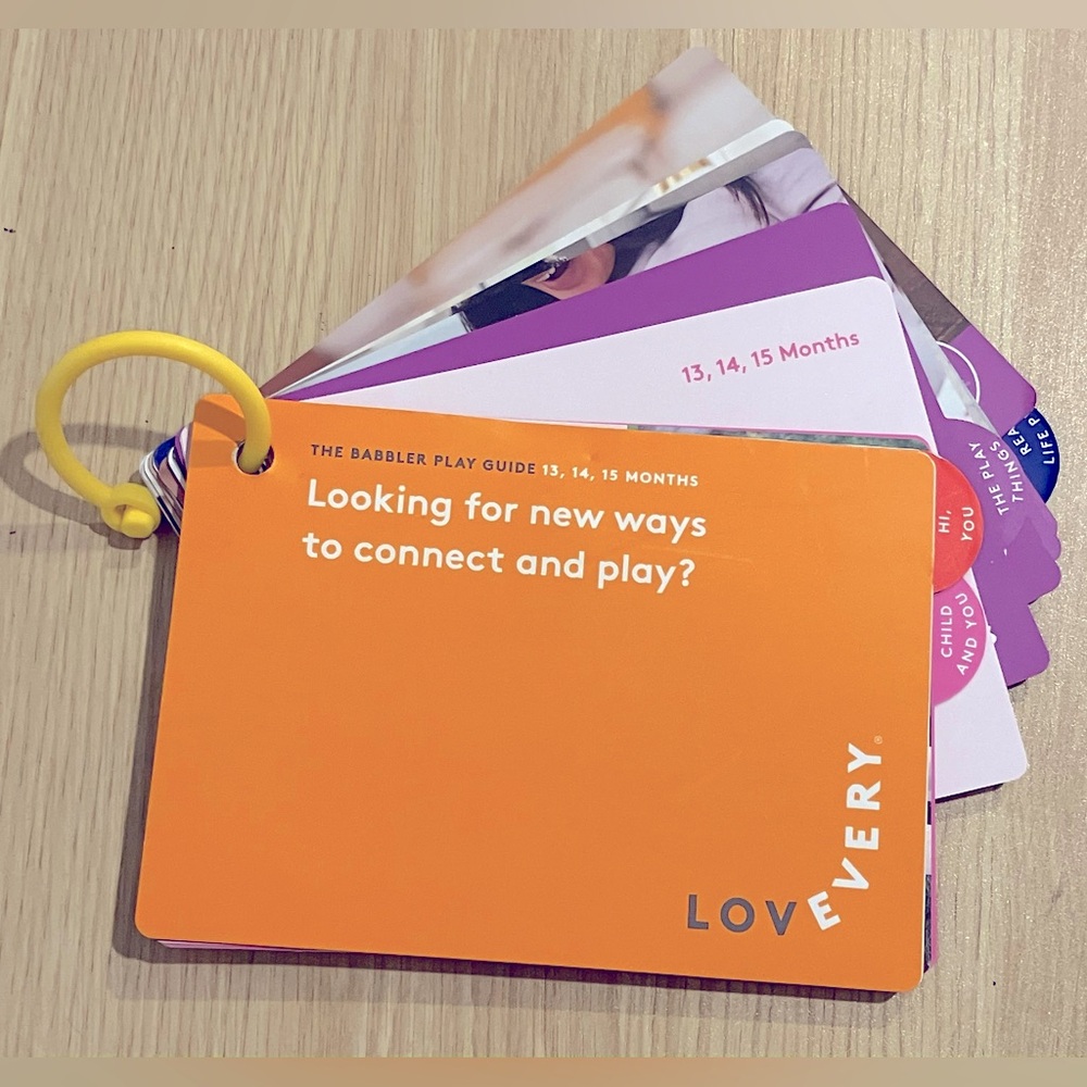 LOVEVERY The Babbler Play Guide 13, 14, 15 Months